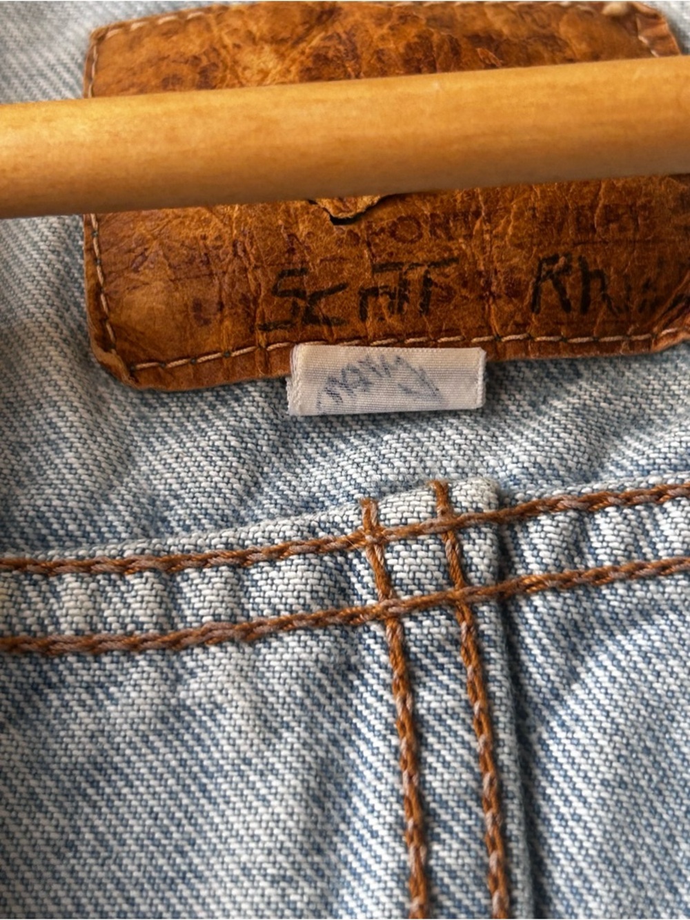 Big John Vintage Men’s Denim Vest Size 40in/ 101.5cm Chest - Picture 12 of 16